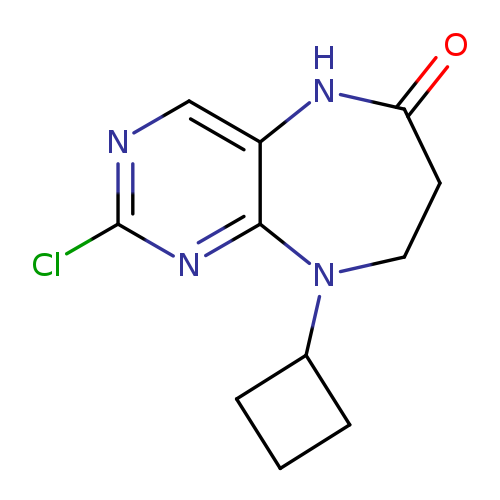 O=C1CCN(c2c(N1)cnc(n2)Cl)C1CCC1