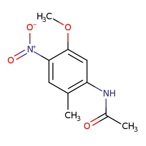 COc1cc(NC(=O)C)c(cc1[N+](=O)[O-])C