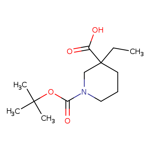 CCC1(CCCN(C1)C(=O)OC(C)(C)C)C(=O)O