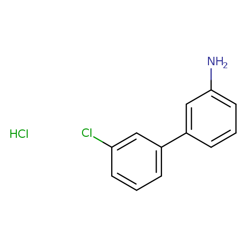 Nc1cccc(c1)c1cccc(c1)Cl.Cl