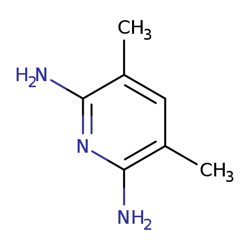 Cc1cc(C)c(nc1N)N