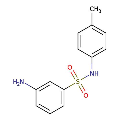 Cc1ccc(cc1)NS(=O)(=O)c1cccc(c1)N