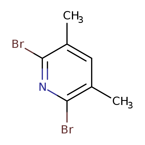 Cc1cc(C)c(nc1Br)Br