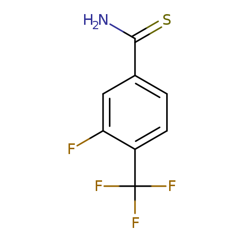 NC(=S)c1ccc(c(c1)F)C(F)(F)F