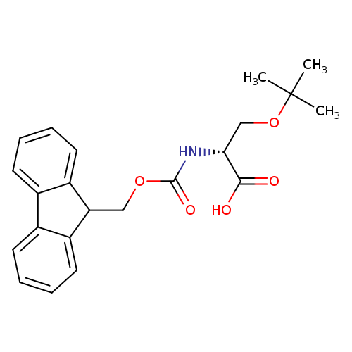 O=C(N[C@@H](C(=O)O)COC(C)(C)C)OCC1c2ccccc2c2c1cccc2