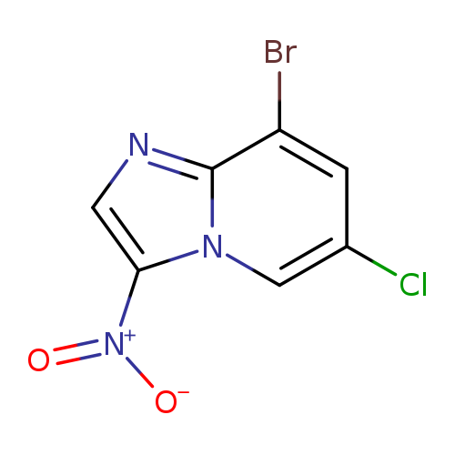 Clc1cc(Br)c2n(c1)c(cn2)[N+](=O)[O-]
