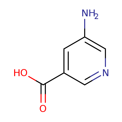 Nc1cc(cnc1)C(=O)O