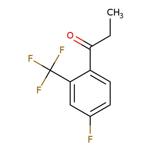 CCC(=O)c1ccc(cc1C(F)(F)F)F