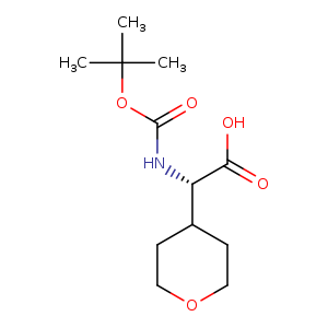 O=C(OC(C)(C)C)N[C@@H](C1CCOCC1)C(=O)O
