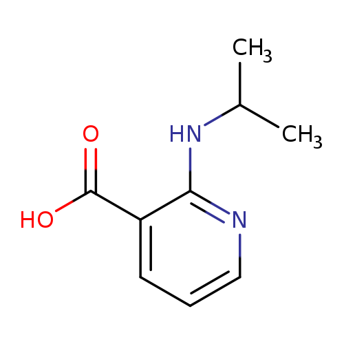 CC(Nc1ncccc1C(=O)O)C