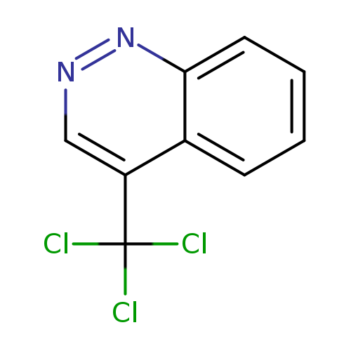 ClC(c1cnnc2c1cccc2)(Cl)Cl