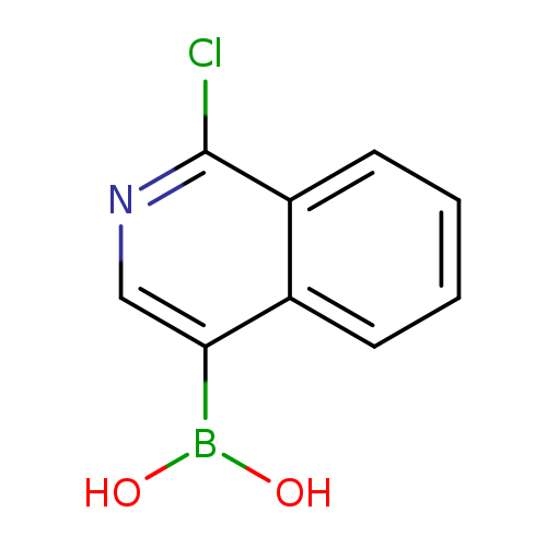 OB(c1cnc(c2c1cccc2)Cl)O