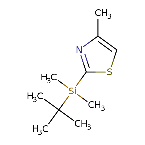 Cc1csc(n1)[Si](C(C)(C)C)(C)C