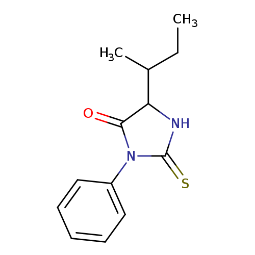 CCC(C1NC(=S)N(C1=O)c1ccccc1)C
