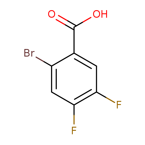 OC(=O)c1cc(F)c(cc1Br)F