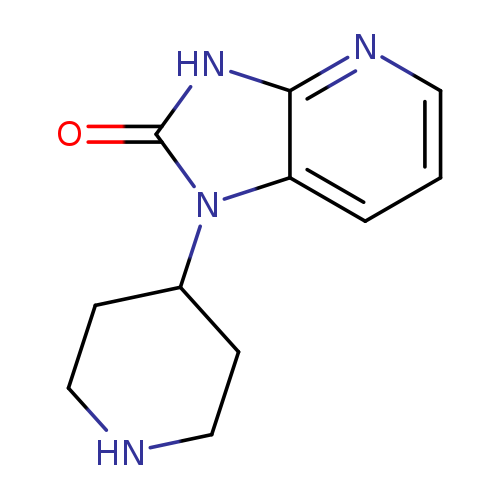 O=c1[nH]c2c(n1C1CCNCC1)cccn2