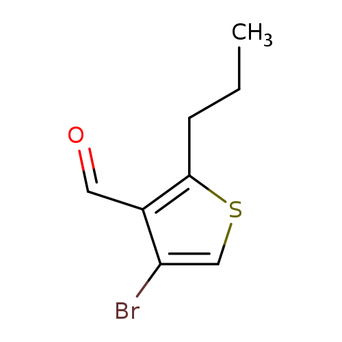 CCCc1scc(c1C=O)Br