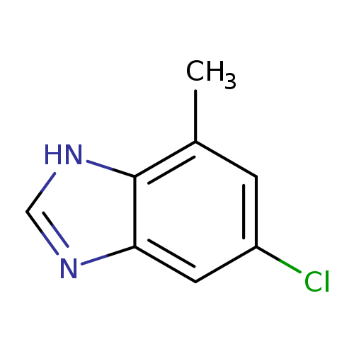 Clc1cc(C)c2c(c1)nc[nH]2