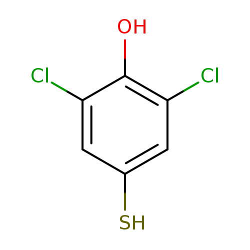 Sc1cc(Cl)c(c(c1)Cl)O