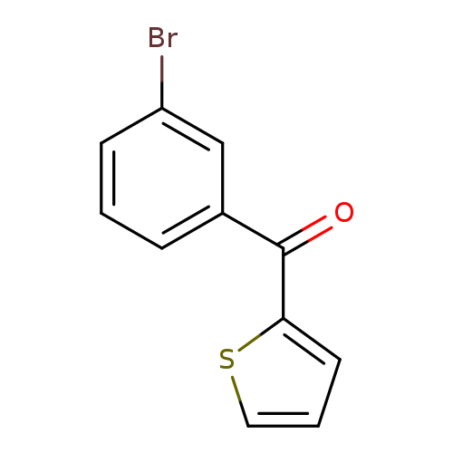 Brc1cccc(c1)C(=O)c1cccs1