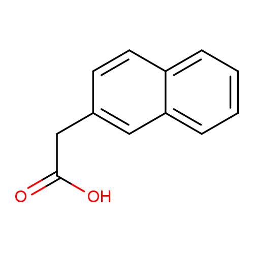 OC(=O)Cc1ccc2c(c1)cccc2