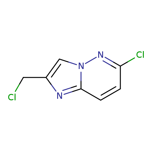 ClCc1cn2c(n1)ccc(n2)Cl