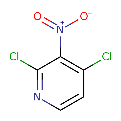 [O-][N+](=O)c1c(Cl)ccnc1Cl