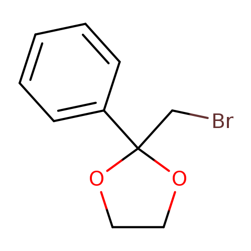 BrCC1(OCCO1)c1ccccc1