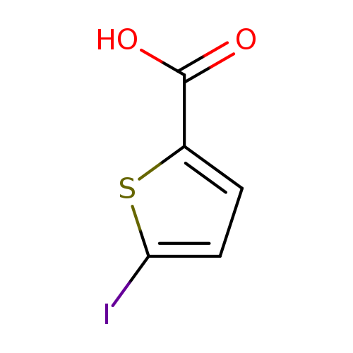 OC(=O)c1ccc(s1)I