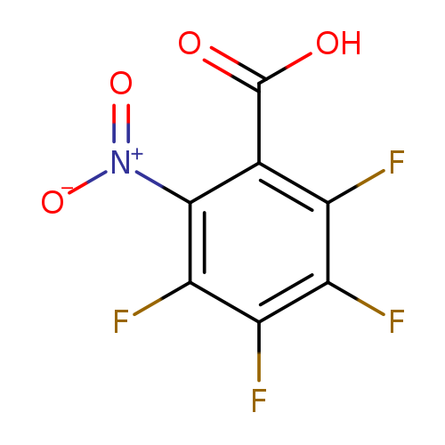 OC(=O)c1c(F)c(F)c(c(c1[N+](=O)[O-])F)F