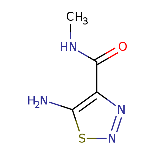CNC(=O)c1nnsc1N