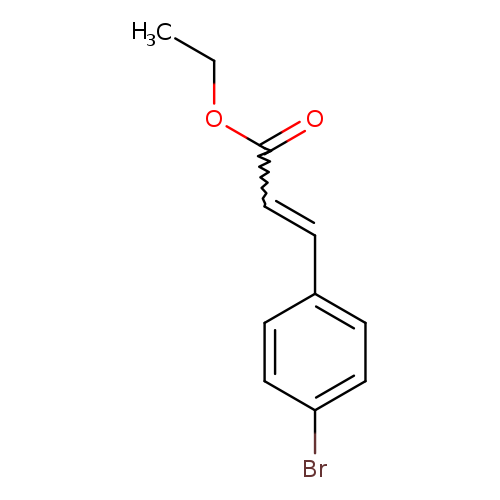 CCOC(=O)C=Cc1ccc(cc1)Br