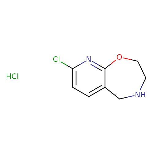 Clc1ccc2c(n1)OCCNC2.Cl