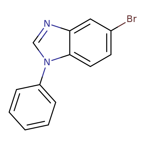 Brc1ccc2c(c1)ncn2c1ccccc1