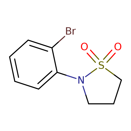 Brc1ccccc1N1CCCS1(=O)=O