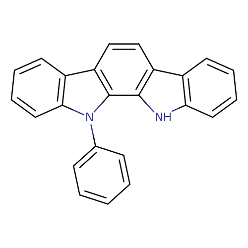 c1ccc(cc1)n1c2ccccc2c2c1c1[nH]c3c(c1cc2)cccc3