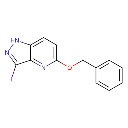 Ic1n[nH]c2c1nc(OCc1ccccc1)cc2