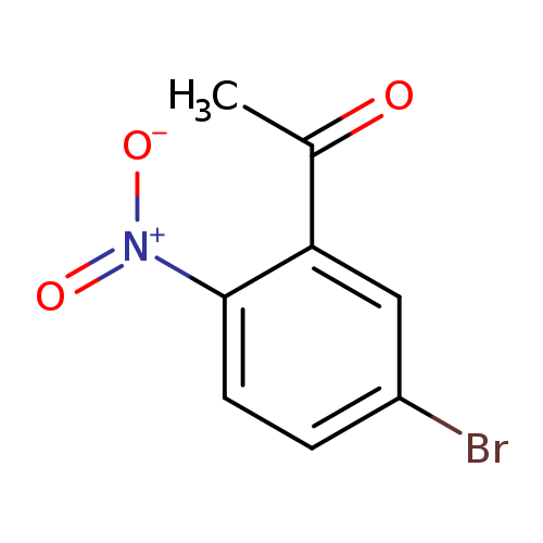 Brc1ccc(c(c1)C(=O)C)[N+](=O)[O-]