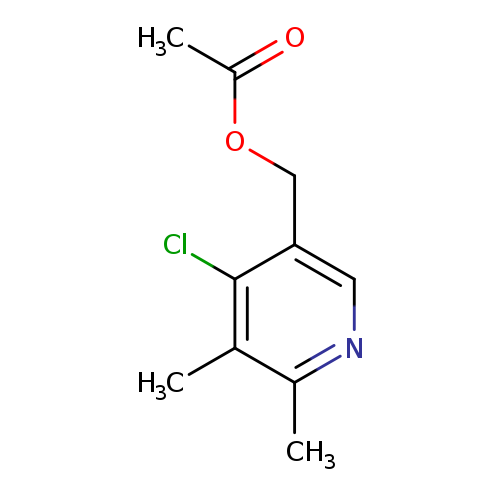 CC(=O)OCc1cnc(c(c1Cl)C)C