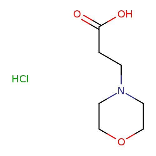 OC(=O)CCN1CCOCC1.Cl