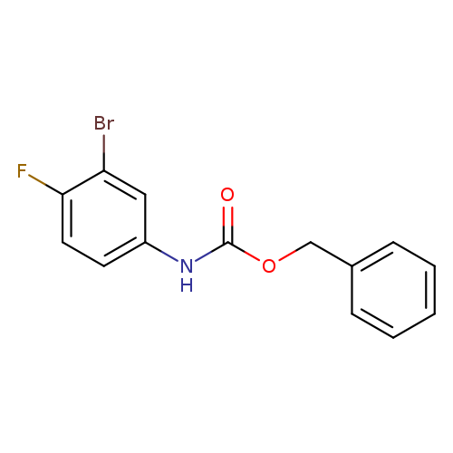 O=C(Nc1ccc(c(c1)Br)F)OCc1ccccc1