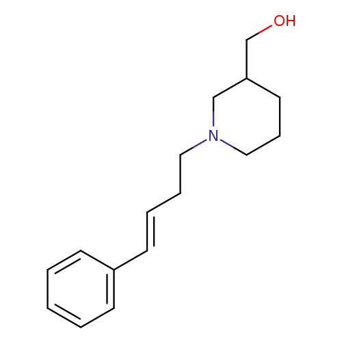 OCC1CCCN(C1)CC/C=C/c1ccccc1