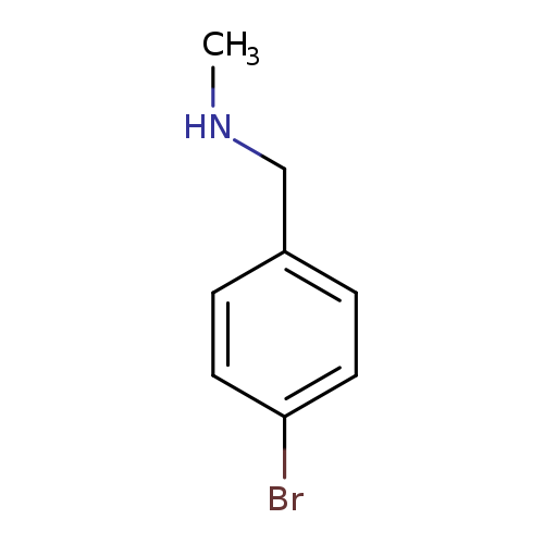 CNCc1ccc(cc1)Br