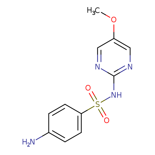 COc1cnc(nc1)NS(=O)(=O)c1ccc(cc1)N