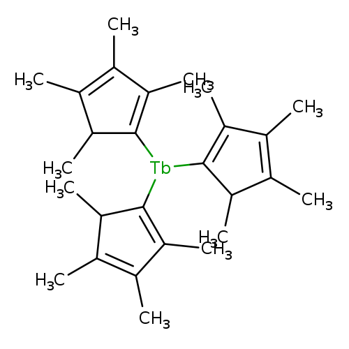 CC1C(=C(C(=C1[Tb](C1=C(C)C(=C(C1C)C)C)C1=C(C)C(=C(C1C)C)C)C)C)C