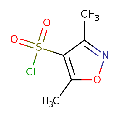 Cc1onc(c1S(=O)(=O)Cl)C