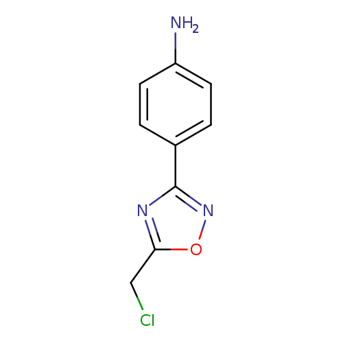 ClCc1onc(n1)c1ccc(cc1)N