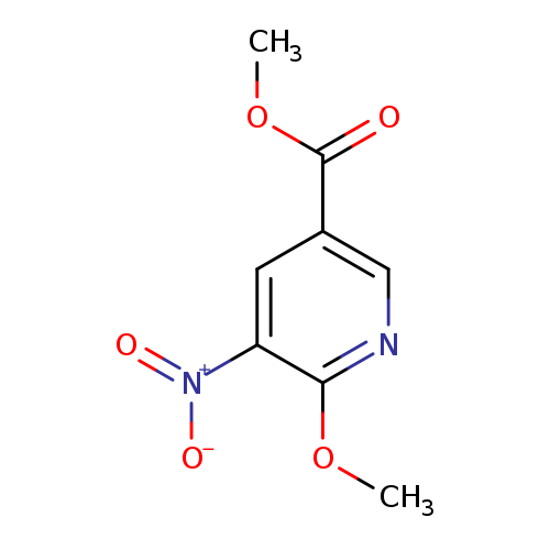 COC(=O)c1cnc(c(c1)[N+](=O)[O-])OC