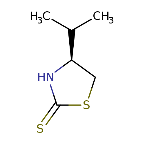 CC([C@H]1CSC(=S)N1)C