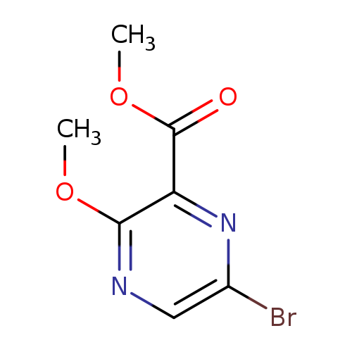 COC(=O)c1nc(Br)cnc1OC